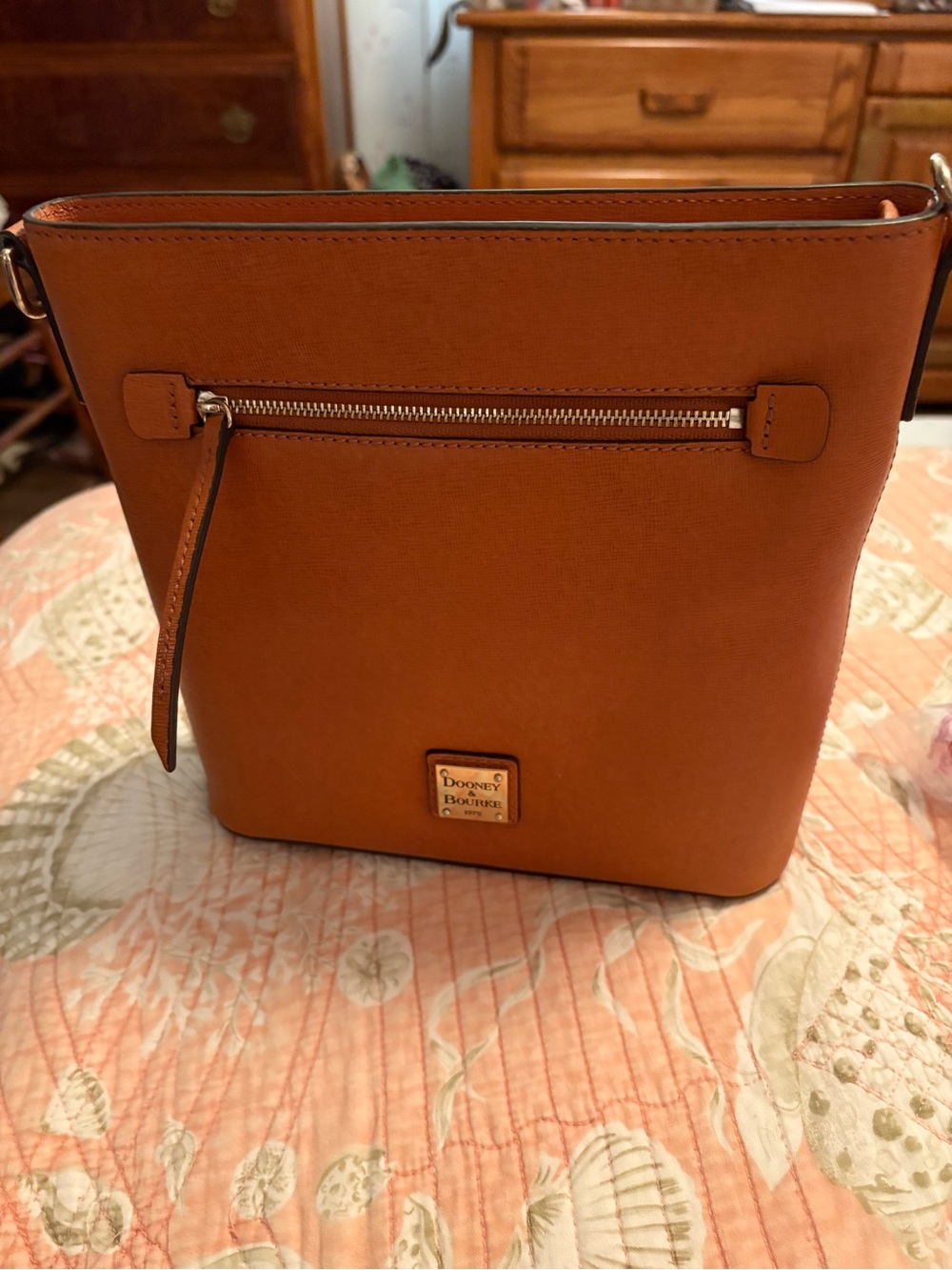Dooney & Bourke Saddle  Saffiano  Wallet and Crossbody Bag